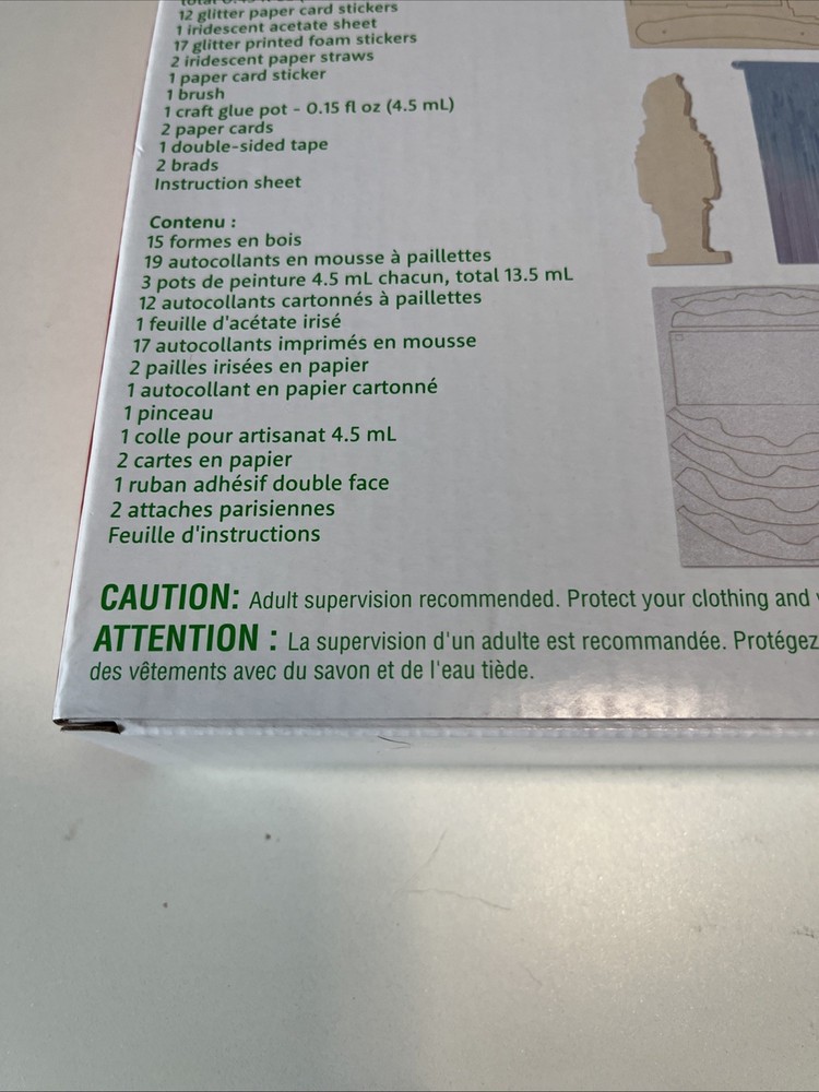 Nutcracker Countdown Kit. ages 6+. Christmas Craft. Creatology. New.