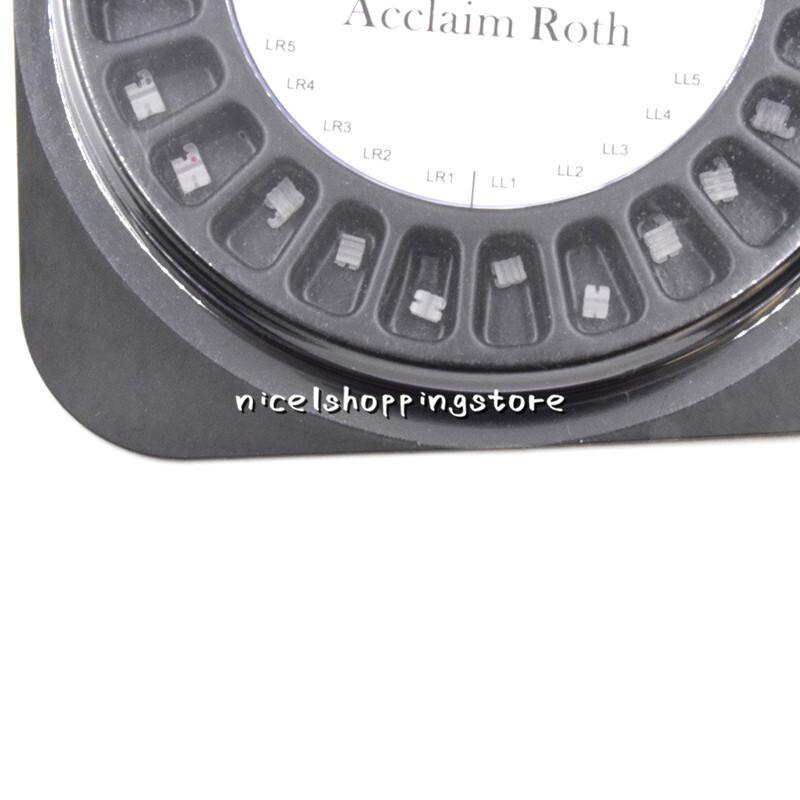 10 Box Dental Orthodontic CLASS ONE Ceramic Bracket Braces 018 Roth 345 Hooks