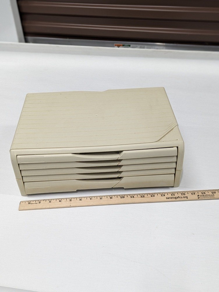 Vintage Beige Filing Tray