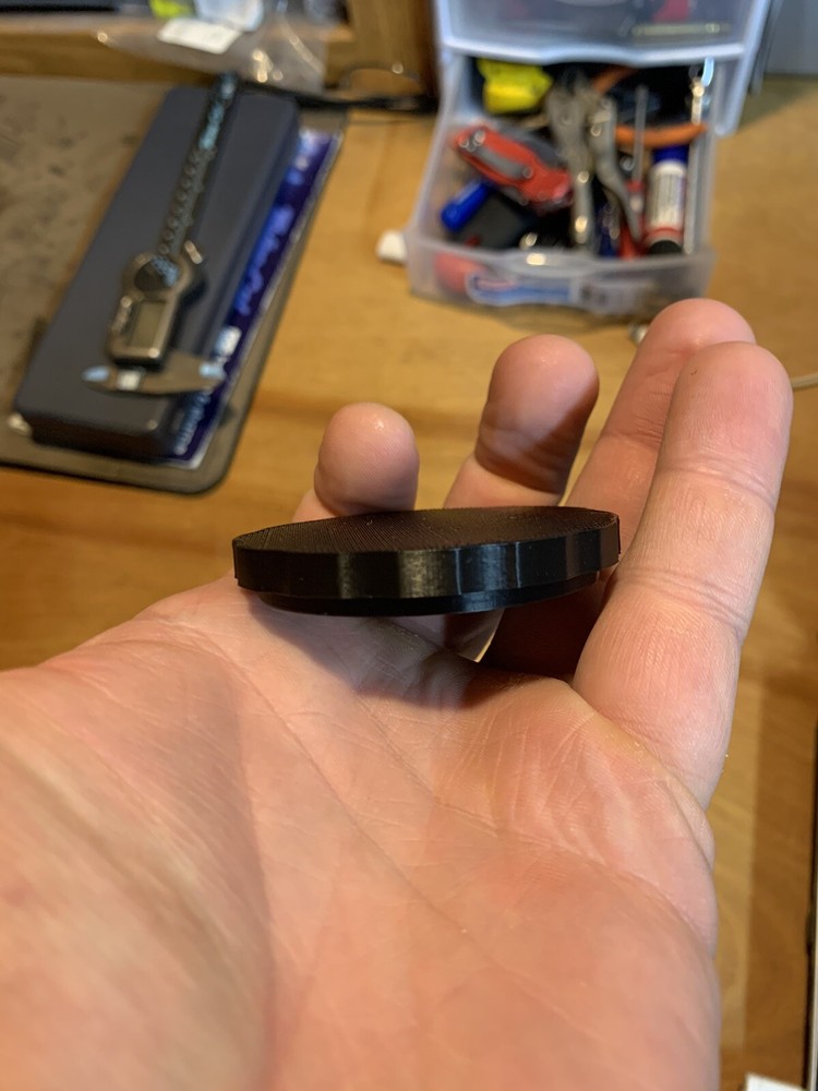 RCBS unflow 3D printed cap Black flat uniflow II