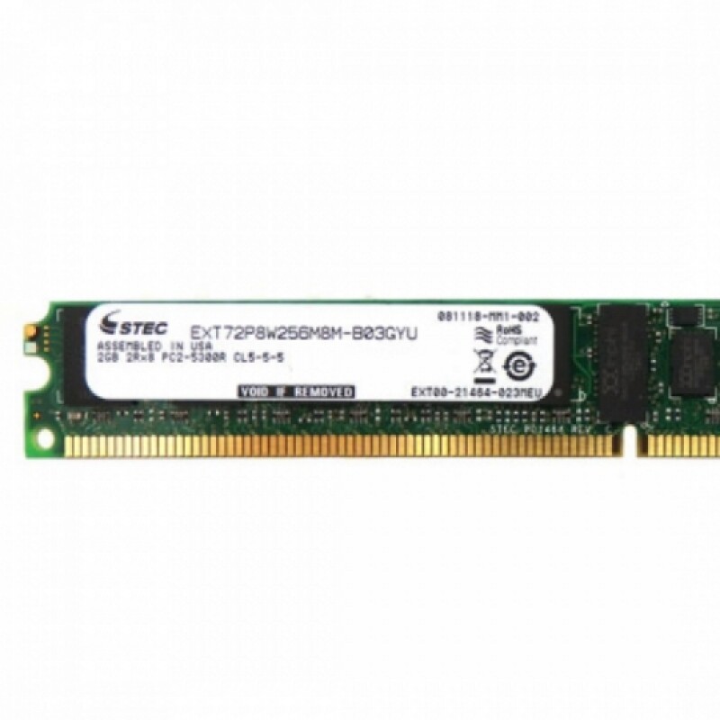 STEC EXT72P8W256M8M-B03GYU 2GB PC2-5300R CL5-5-5 Server Memory Module