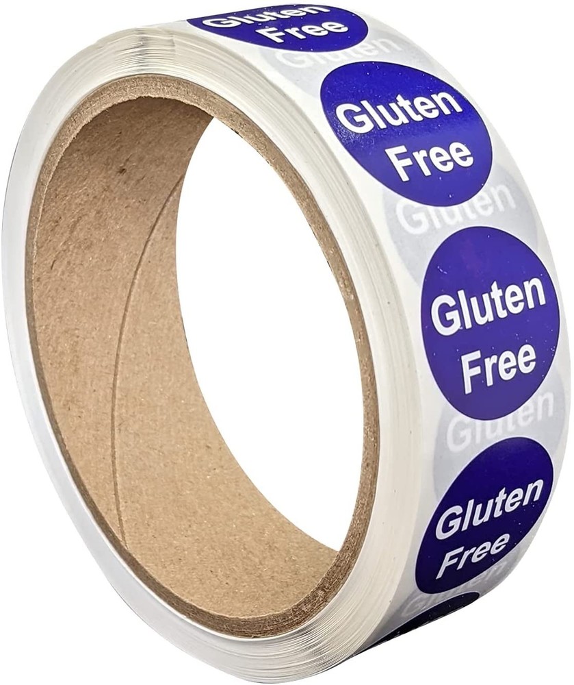 Color Coded Allergen Labeling Stickers 1″ Round Label Rolls