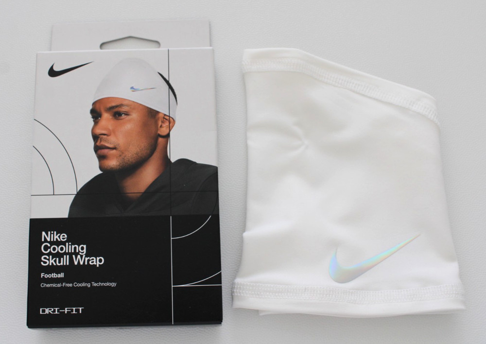 Nike Pro Dri-Fit Skull Wrap 4.0 Adult White/Iridescent Silver