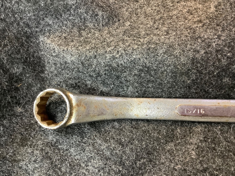 DOUBLE BOX END WRENCH, 12 POINT, B-3032, S- K TOOLS 15/16'' X 1'' OFFSET