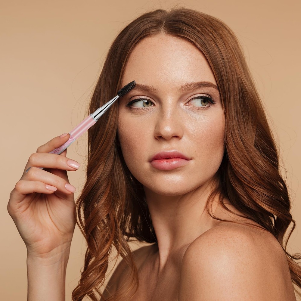 Reusable Mascara Wands with Cap - 4 Pack Eyelash Brush Applicators