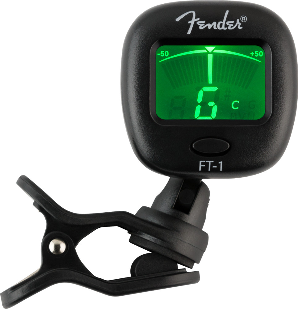 Genuine Fender Accessories Bundle Pack -- Cable, Tuner, Strap MODEL #0992018005