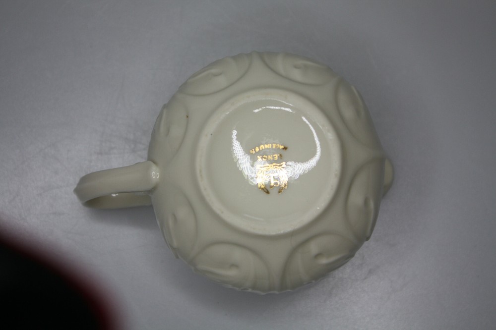 Lenox Cottage Collection Creamer ONLY - Embossed Pattern Gold Trim