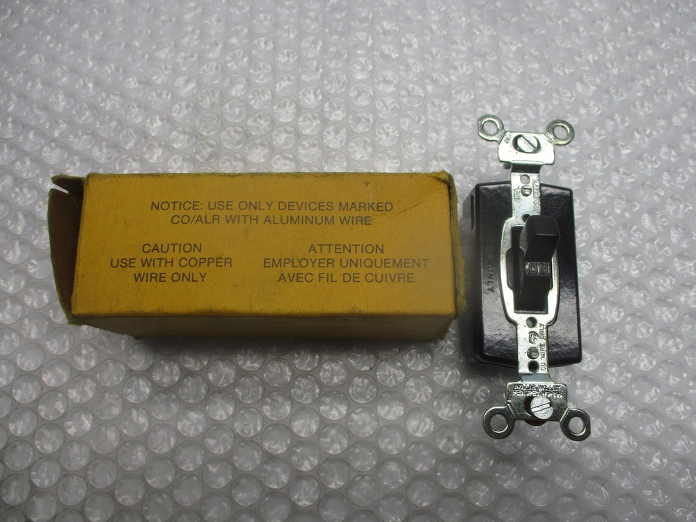 HUBBELL 1101 SWITCH BROWN NSMP