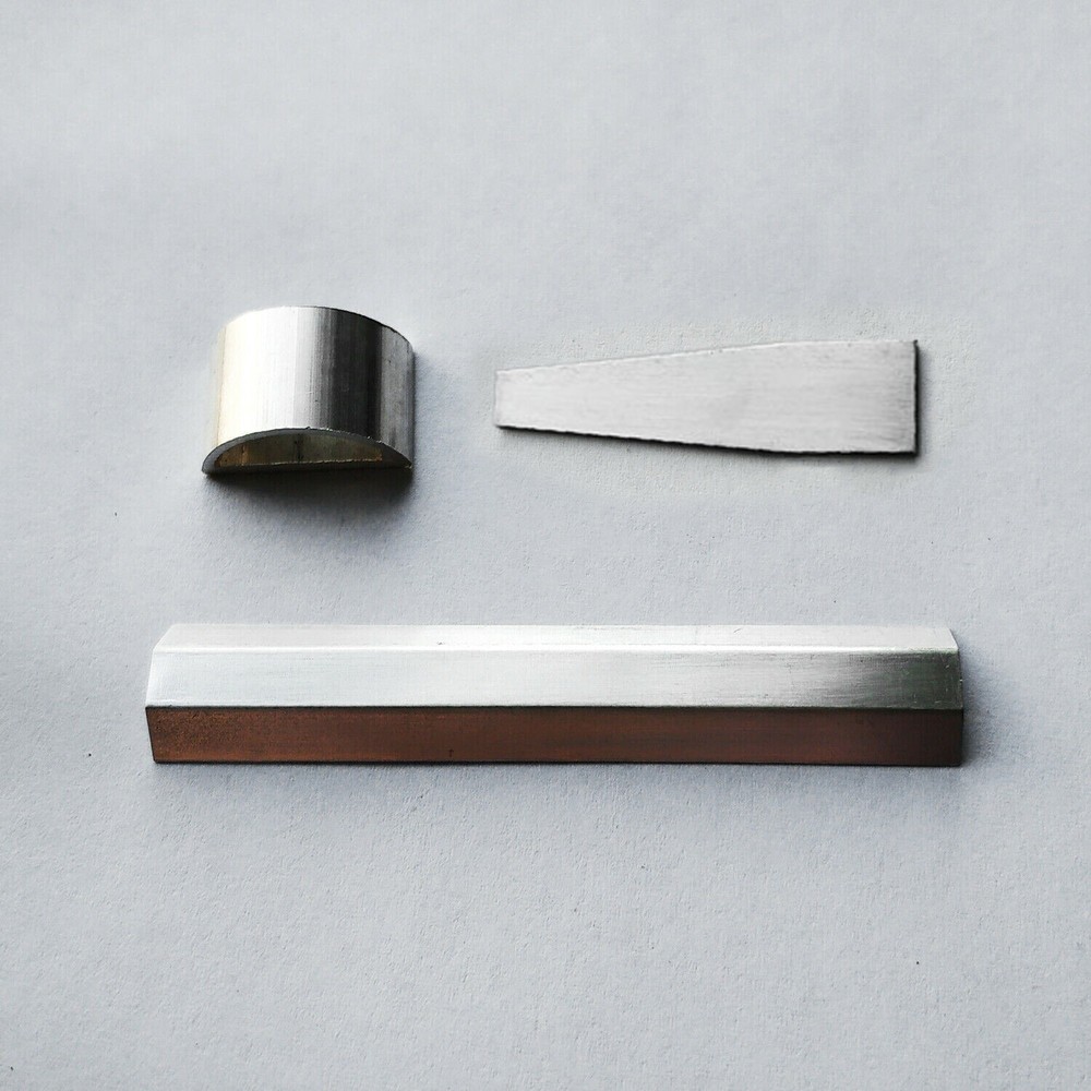 4/4 Violin Pure Silver Bow Frog Underslide Edge Ferrule Silver Frog Material