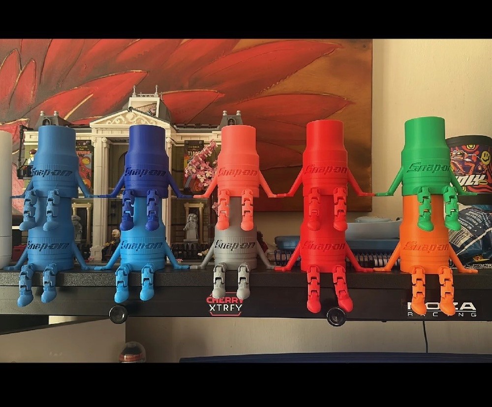 Snap On Toy Toolbox Socket Buddy In Grey Not Milwaukee Bosch DeWalt MAC TOOLS