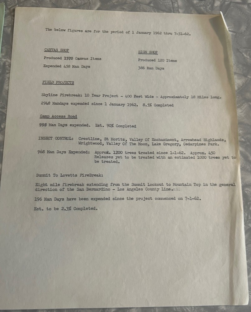 1960'S CALIFORNIA DEPT CORRECTIONS CONSERVATION PROGRAM BROCHURES & BULLETINS
