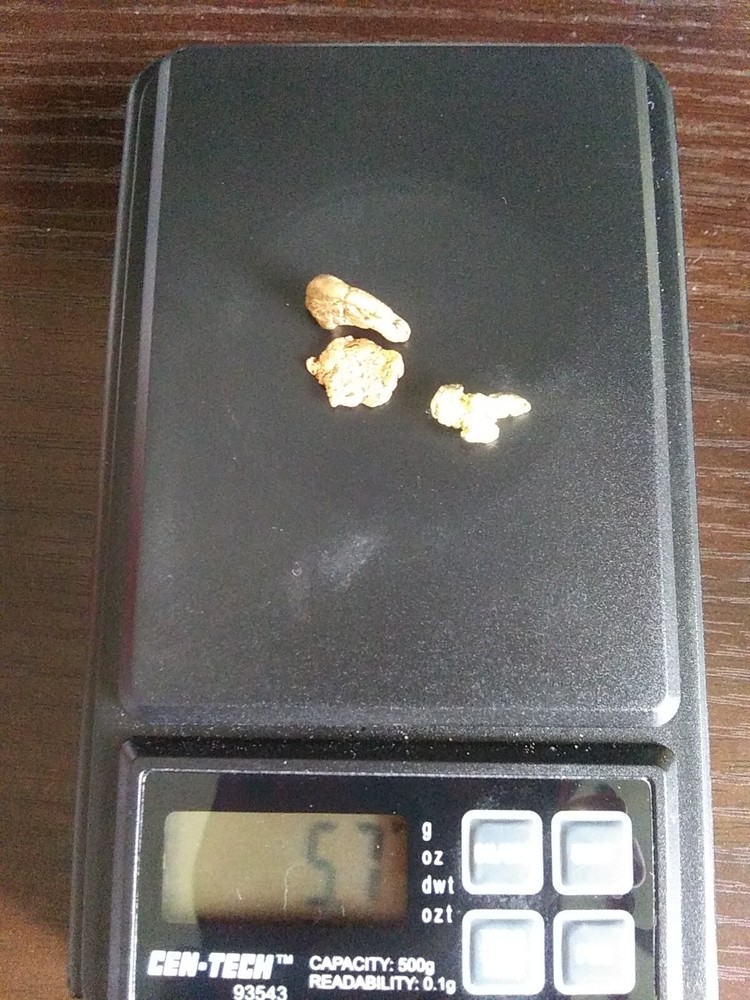 6.0g Natural Gold Nuggets - 4 Nuggets