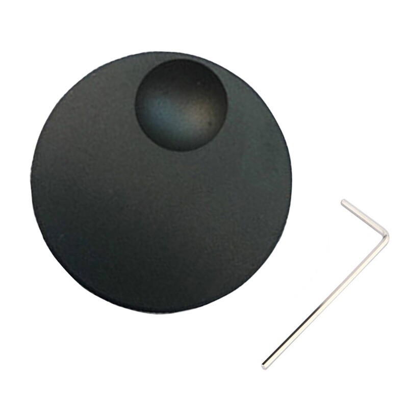 Control Knob 32x13mm Control Knob Black Frosted Solid Aluminum