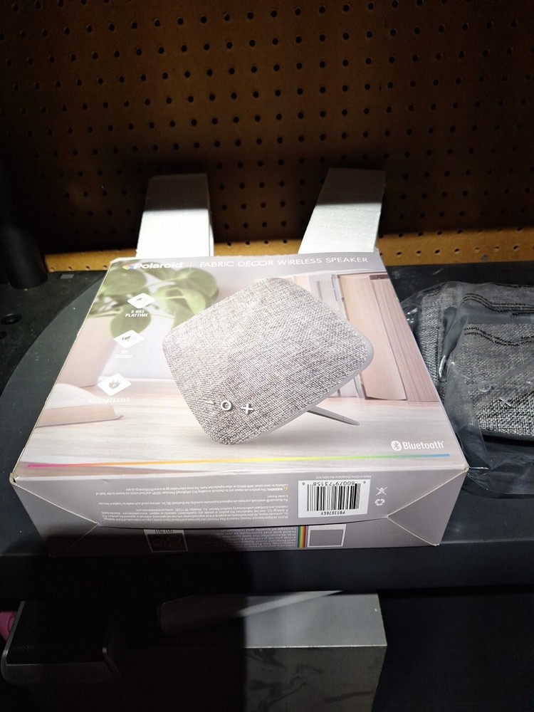 New Polariod Bluetooth Fabric Decor Wireless Speaker