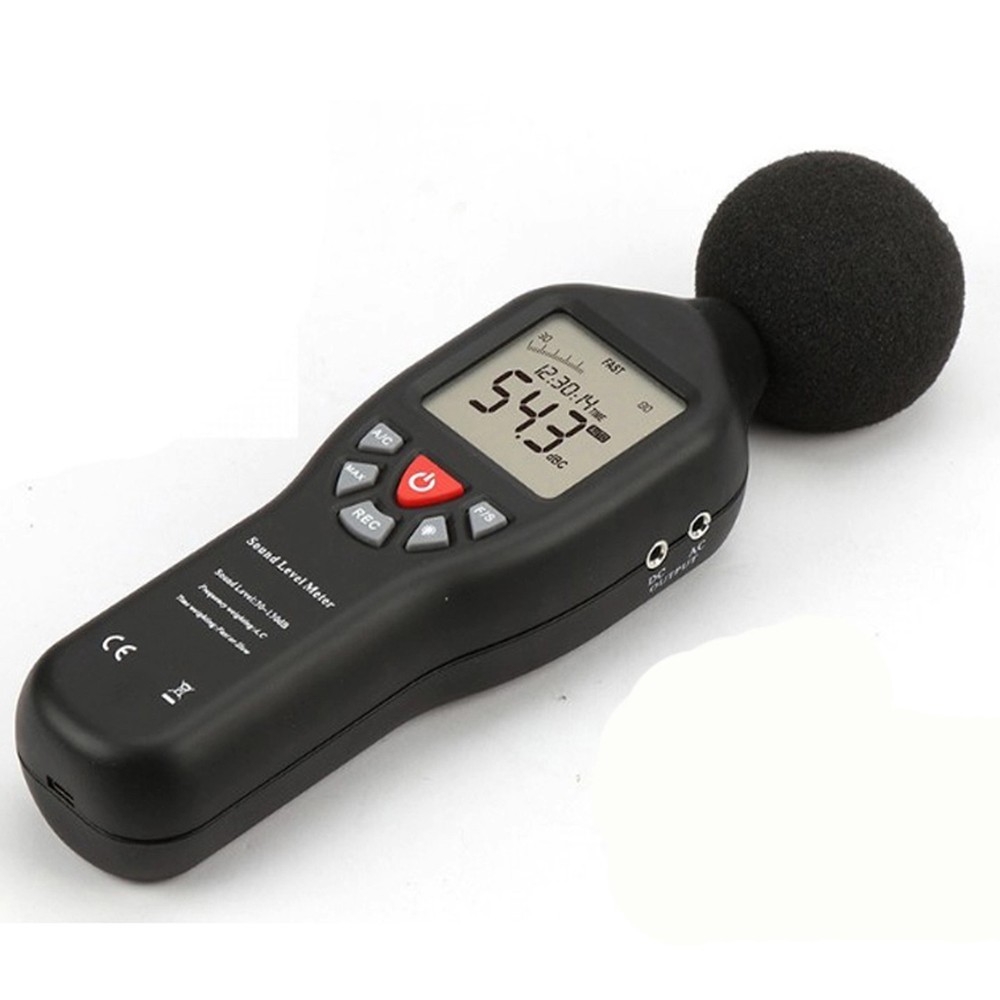 Sound Level Meter Data Logging Function 30dB~130dB Noise Tester Measuring Range
