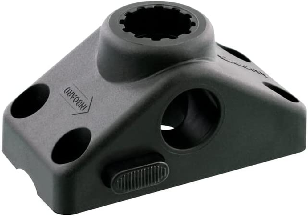 #241L-BK Locking Side Deck Mounting Bracket, Black, Small