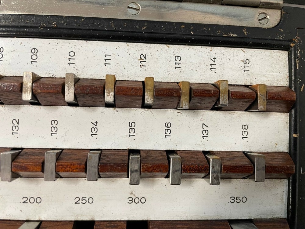 Starrett 81 Piece Rectangular Gage Block Set, Grade 3 (Missing 7 Blocks) AS-IS