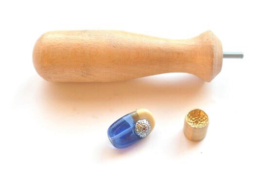 Urchin Brass Mini Stamp Lampwork Tool