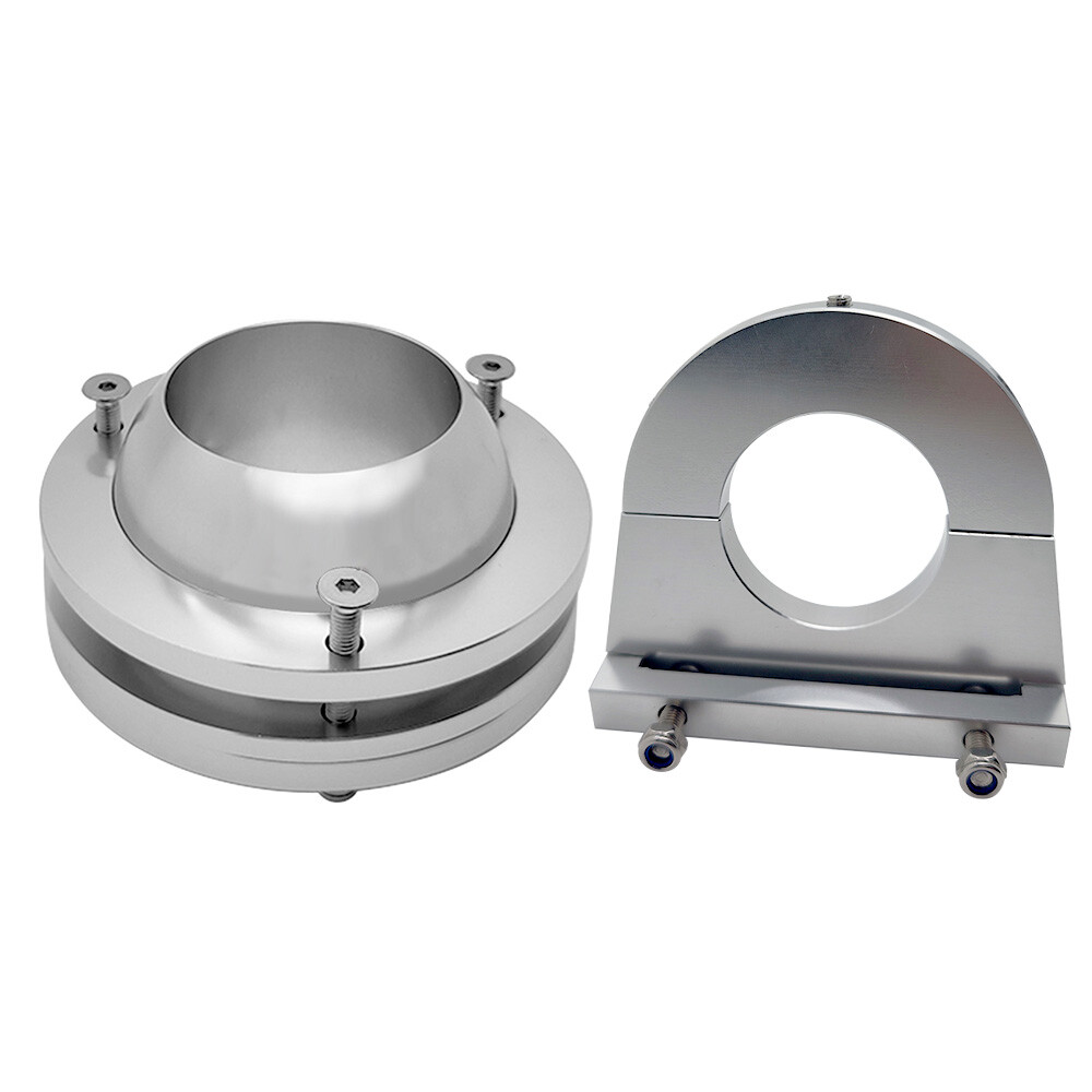 2" Swivel Base Floor Mount W/ 2 1/2" Steering Column Drop Comb Kit For Universal