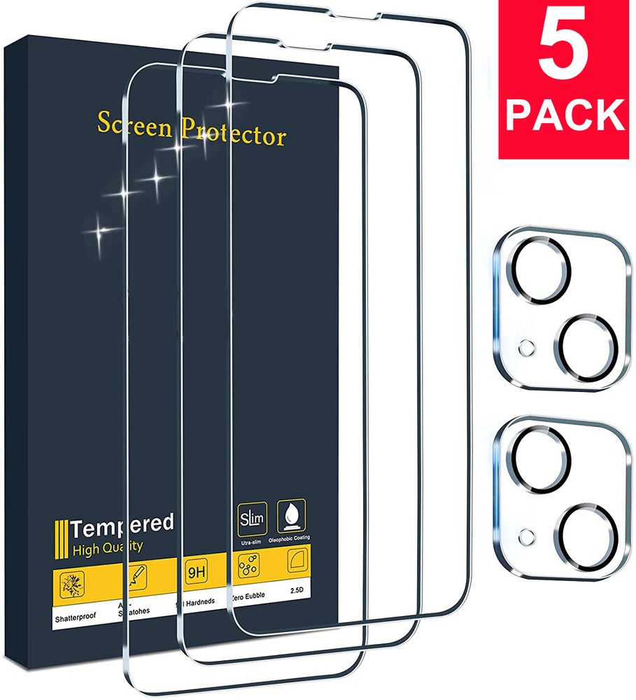 For iPhone 13 Pro Max/Pro/13 Mini Tempered Glass Screen Protector Film Coverage