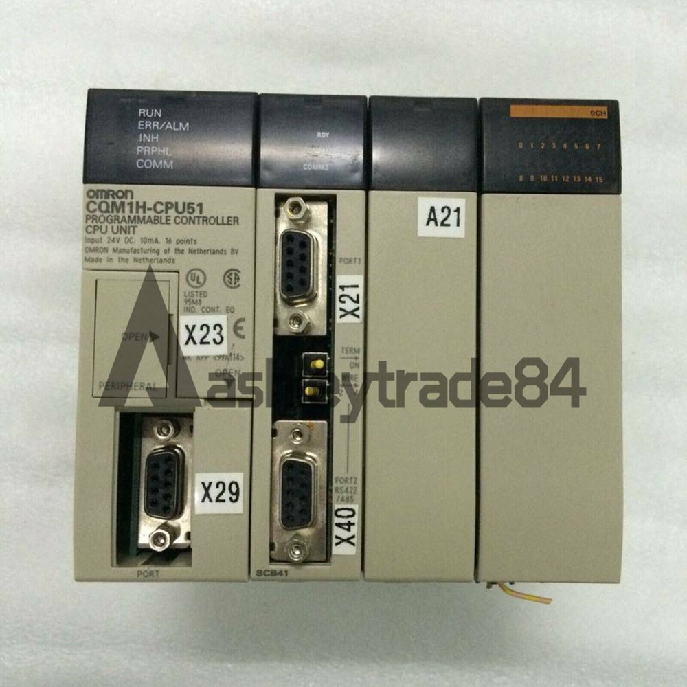 1PCS used Omron PLC programmable controller CQM1H-CPU51