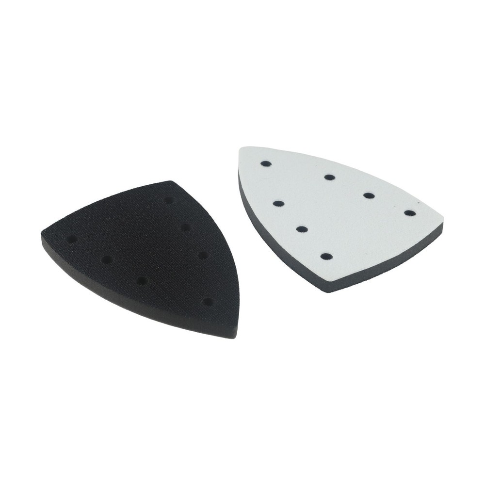 2pcs Multi Use Triangle Sanding Pads with 7 Holes for Smooth Finishing