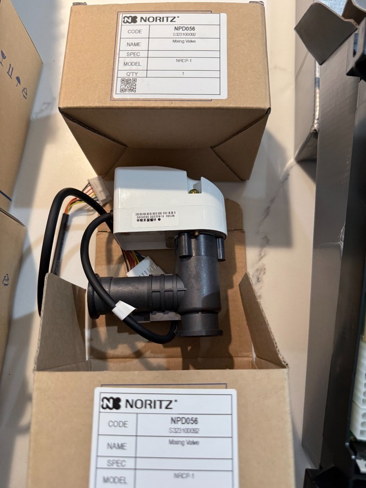 Noritz tankless water heater parts 2 of EACH part prefer to sell together - NEW