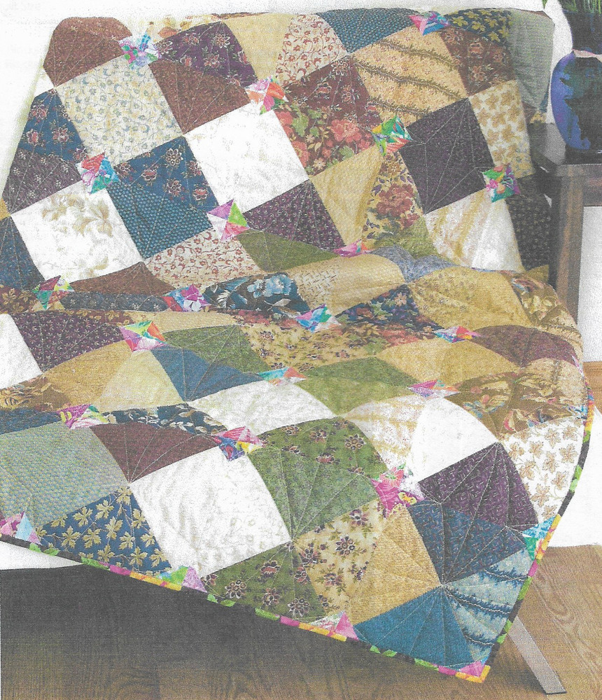 Bright Bloom Quilt quilting pattern instructions