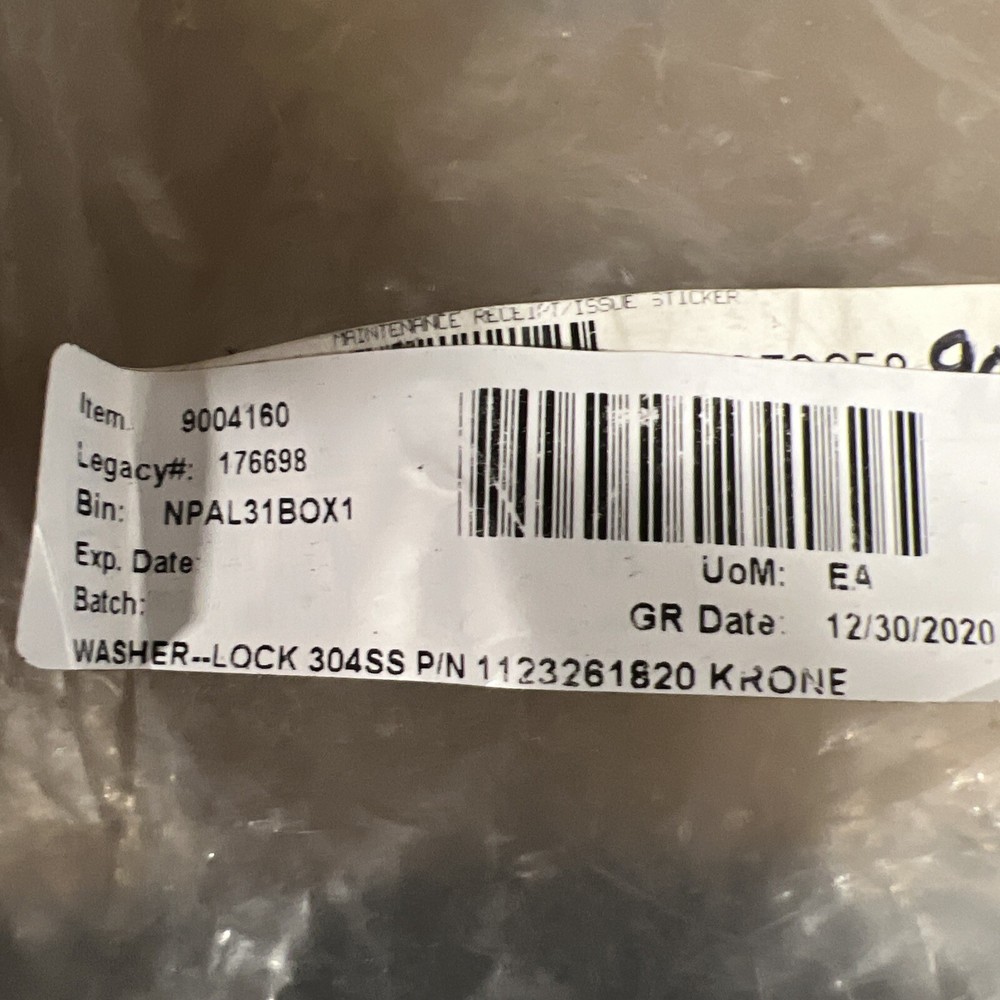 Krones 1123261820 Lock Washer (Pack of 40)