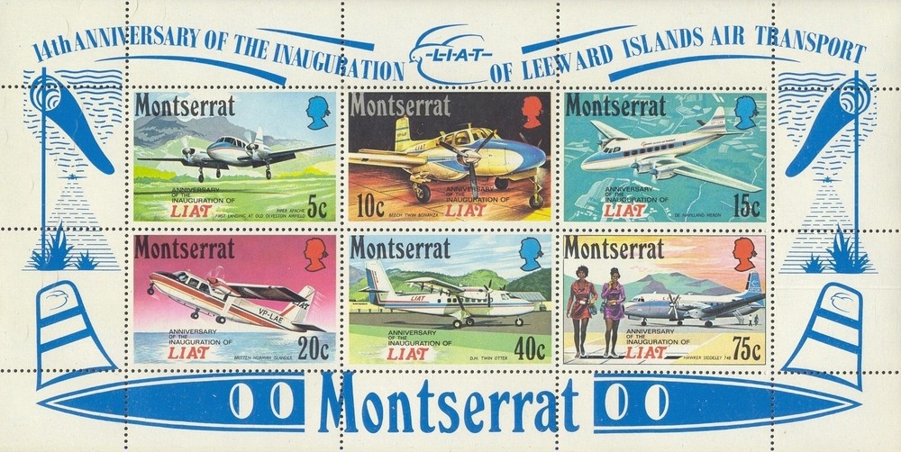 Montserrat Scott #'s 273a MNH