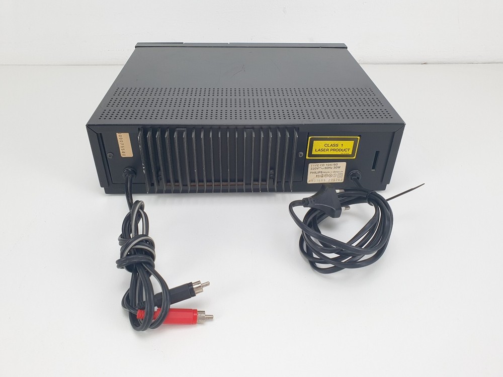 Philips CD104 Vintage CD player - Black - Fully working