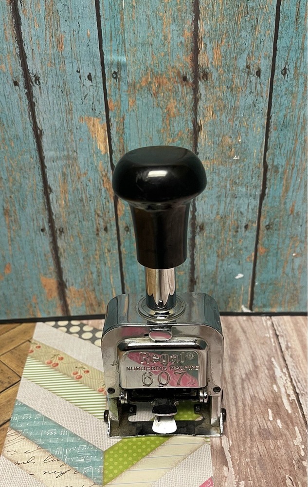Vintage "Bostitch" Model 607 Numbering Machine