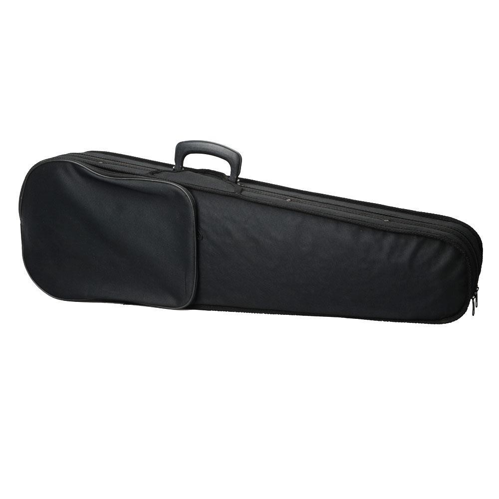 New Student Cloth Fluff Triangle Shape Case for 4/4 Violin Black