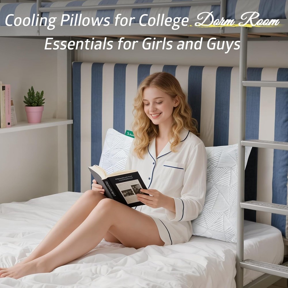 Cooling Pillow - Shredded Memory Foam for a Refreshing Sleep Experience