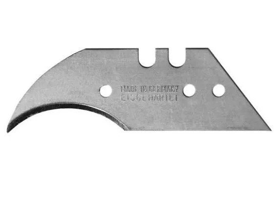 Better Tools 2 Notch Concave Vinyl Flooring Knife Hook Blades, 100 Per Box
