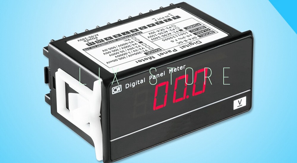 DF3-D Digital DC Voltmeter Amperometer Digital Display Current Voltmeter Head ./