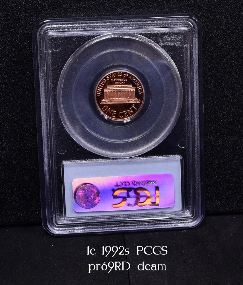 1992-S Lincoln Cent - PCGS Pr69RD (Bulk)