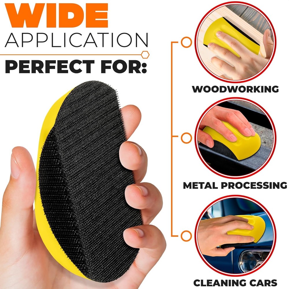 Mouse Sanding Block Set 2pcs Wood Auto Body Tools