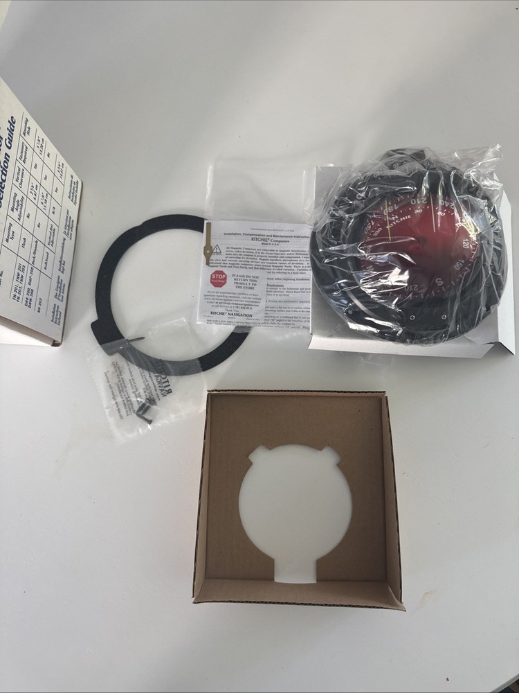 Ritchie Compass, Bulkhead, 4.5" Combi W/ Inclin. BN-202