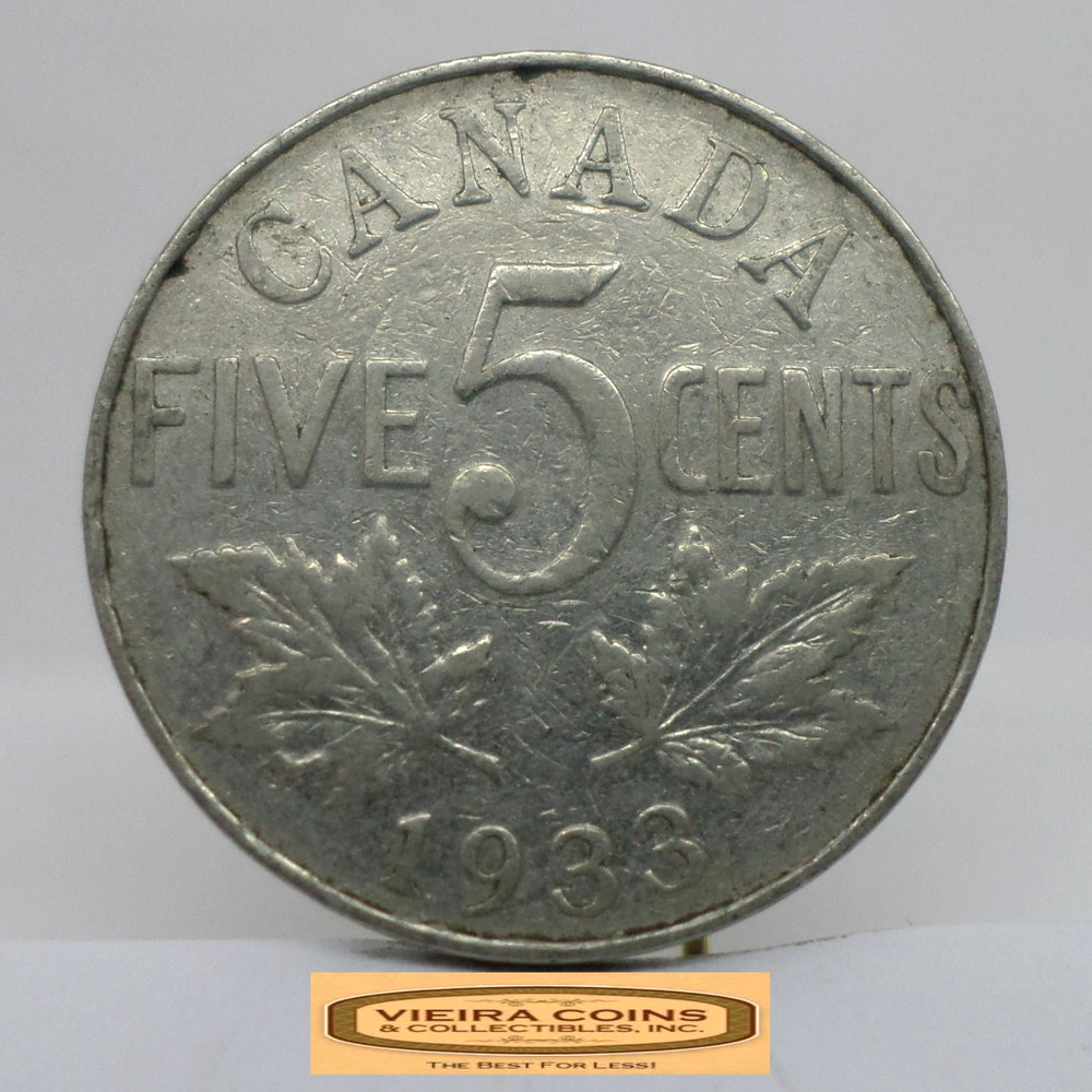 1933 Canada 5 Cents - #C56007NQ