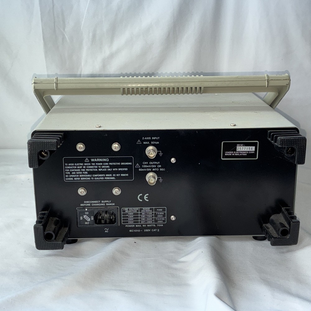 LEADER 20MHZ OSCILLOSCOPE LS 8022