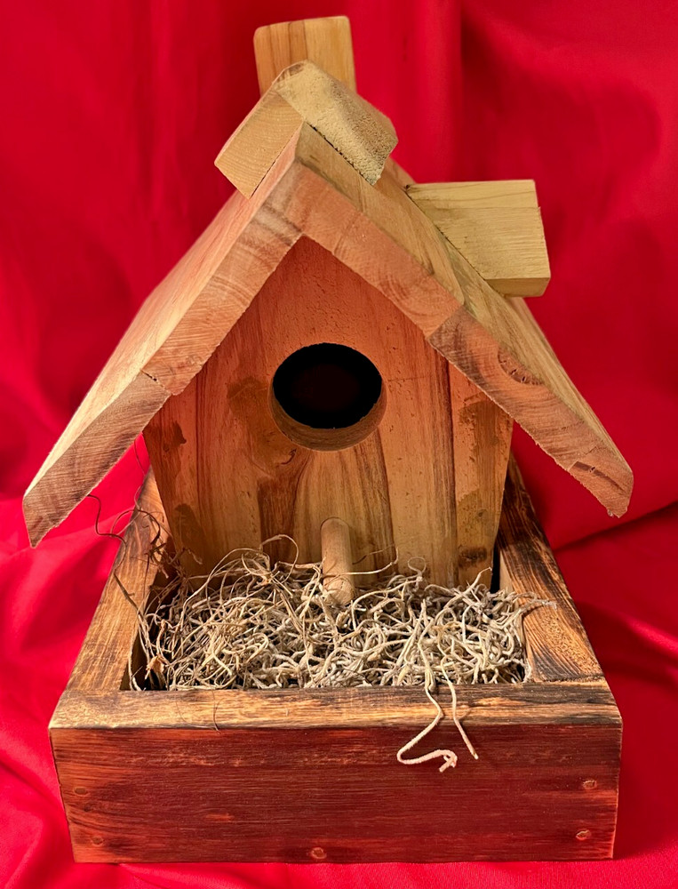 Handmade Wooden BIRD HOUSE