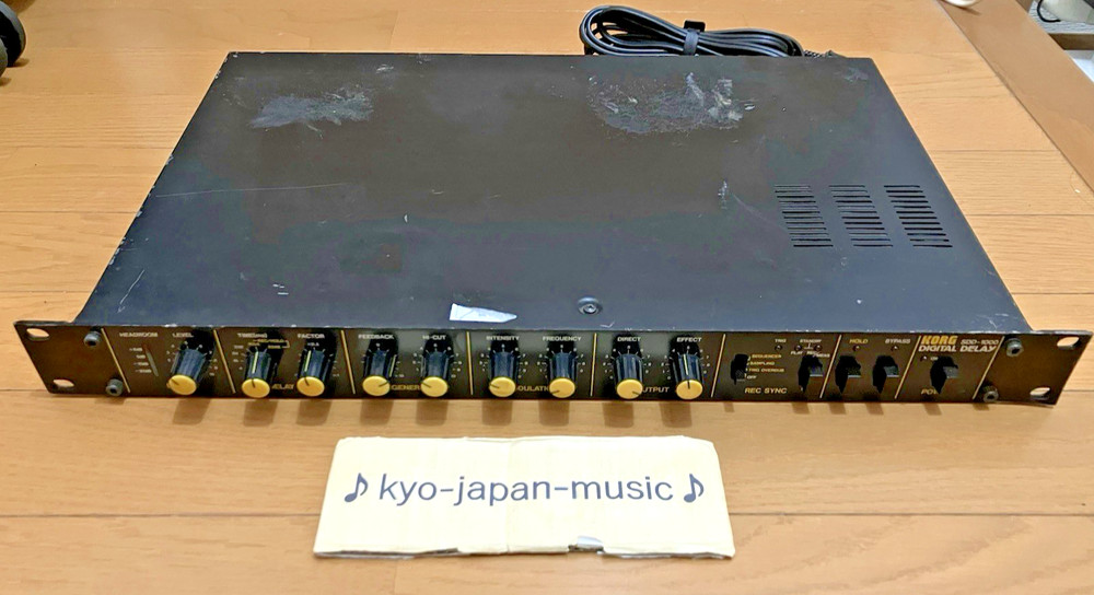 Korg SDD-1000 Digital Delay Made in Japan Vintage Rack Effects Used