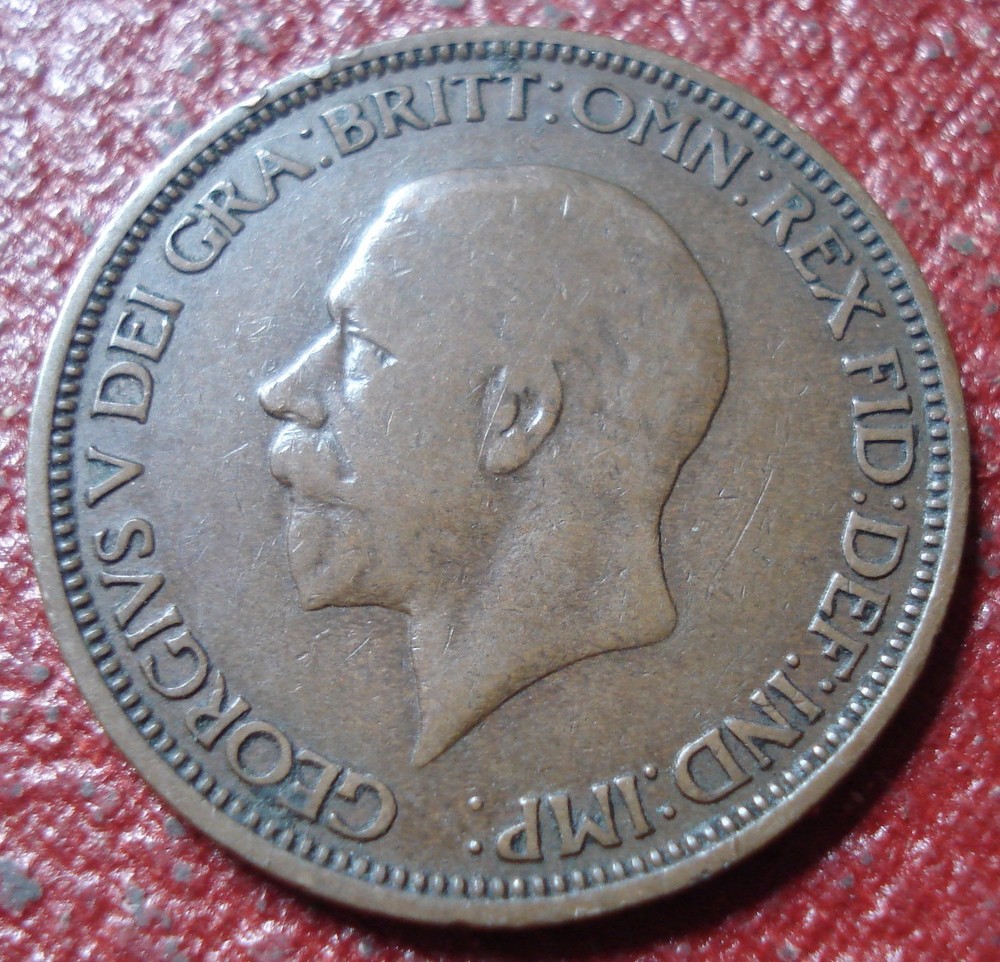 1935 BRITISH HALF PENNY IN VG-FINE CONDITION