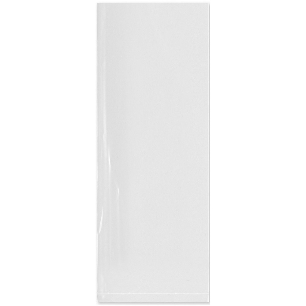 Plymor 3" x 8", 2 Mil Flat Open Clear Plastic Poly Bags