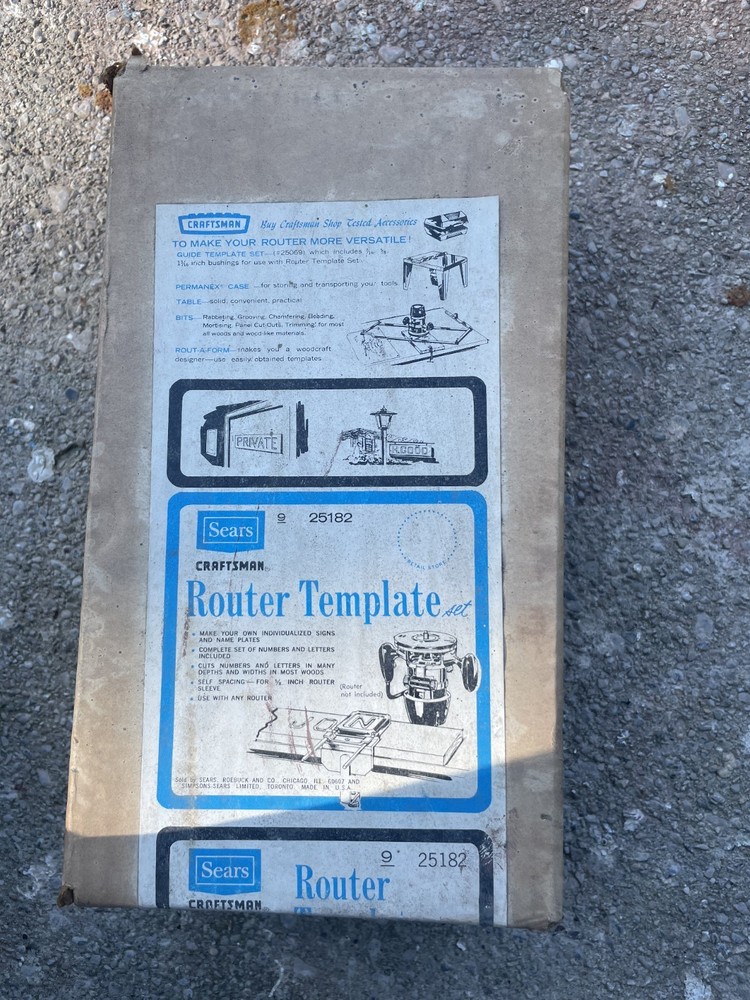 Multiple Tools/Attachments Router And Trammel Sears Open Box Read Description