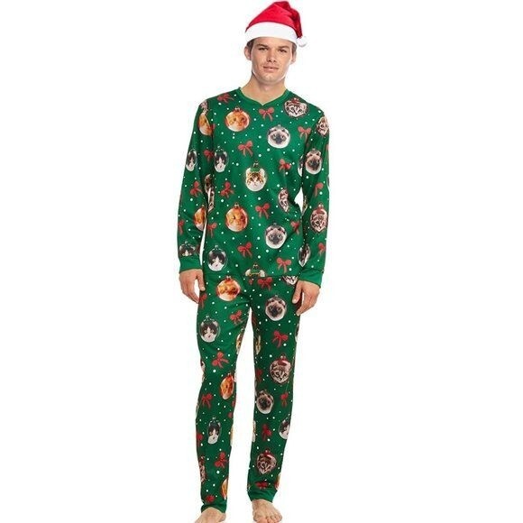 Dec 25th Men's Lighted Cat Union Suit Costume