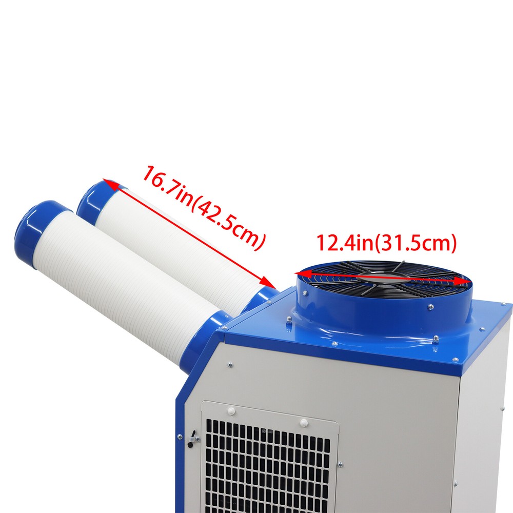 Industrial Spot Cooler Mobile Air Conditioner Cooling Machine Double Outlets