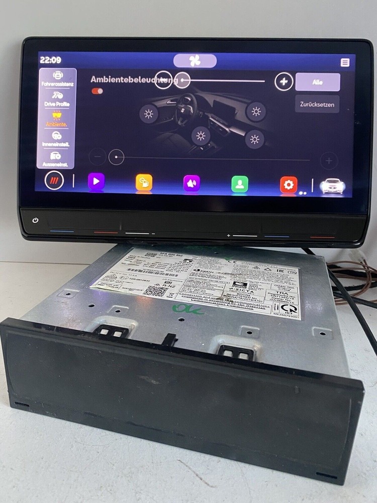 SEAT LEON IV NAVIGATION SAT NAV MIB3 DISPLAY PLUS SCREEN 5FA035862