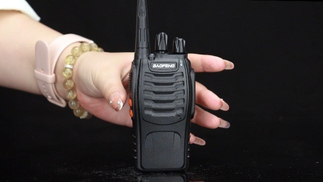 Long Range Rechargeable Walkie Talkies 2 Pack with Earpieces & Flashlight - UHF